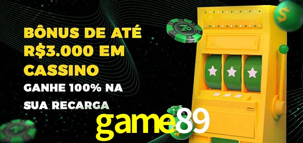 game89 melhor bônus de depósito