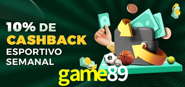 10% de bônus de cashback na game89